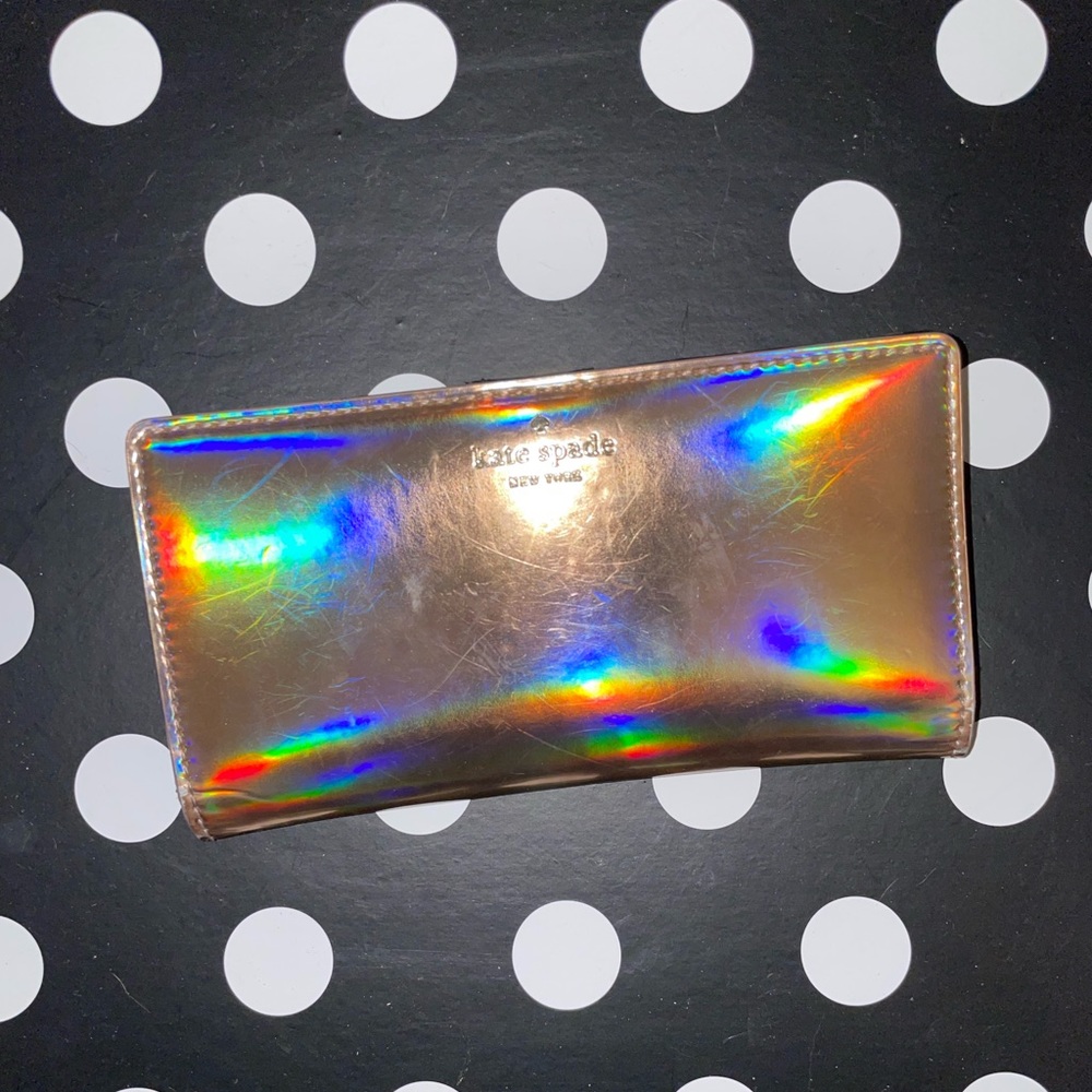 Kate Spade Pink Iridescent Wallet